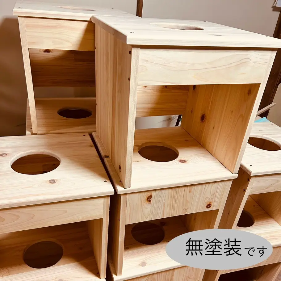 フード付きマント★国産ヒノキ椅子のよもぎ蒸しセット - 画像 (5)